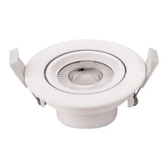 Népszerű Optonica COB LED süllyesztett spot lámpatest 5W kör meleg fehér CB3266