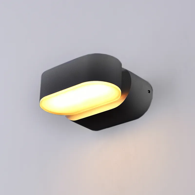 OPTONICA LED forgatható fali lámpa 6W 4000K fekete WL7479 Újdonság