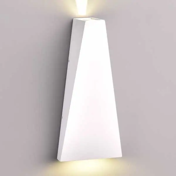 Alacsony ár OPTONICA LED fel-le világító fali lámpa trapéz 6W 3000K fehér WL7469