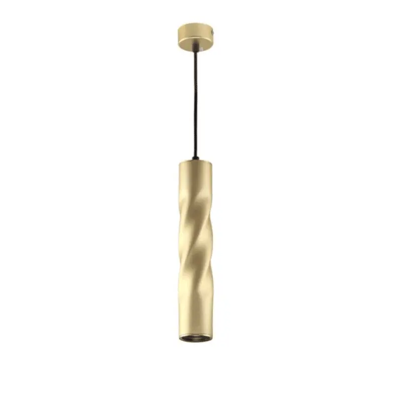 OPTONICA dekor lámpa függeszték, csavart, 30cm, arany, GU10, OT9069 Expressz szállítás