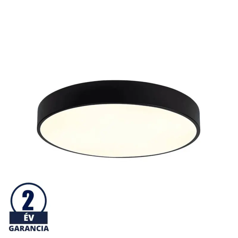 OPTONICA LED mennyezeti lámpa 30W Ø40cm 4500K fekete PD2905 Biztonságos fizetés