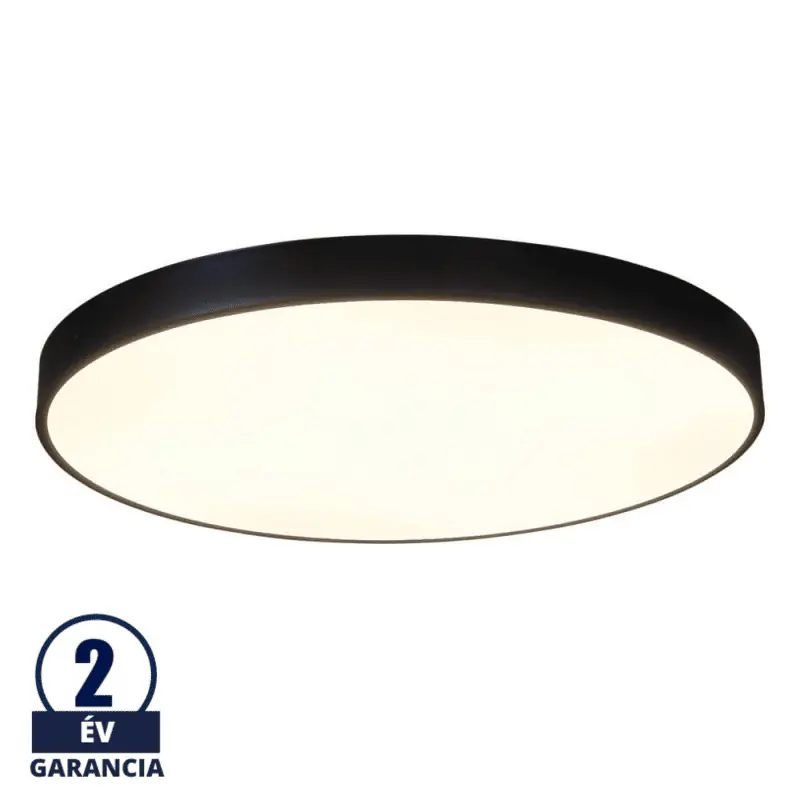 OPTONICA LED mennyezeti lámpa 54W Ø60cm 4500K fekete PD2909 Expressz szállítás