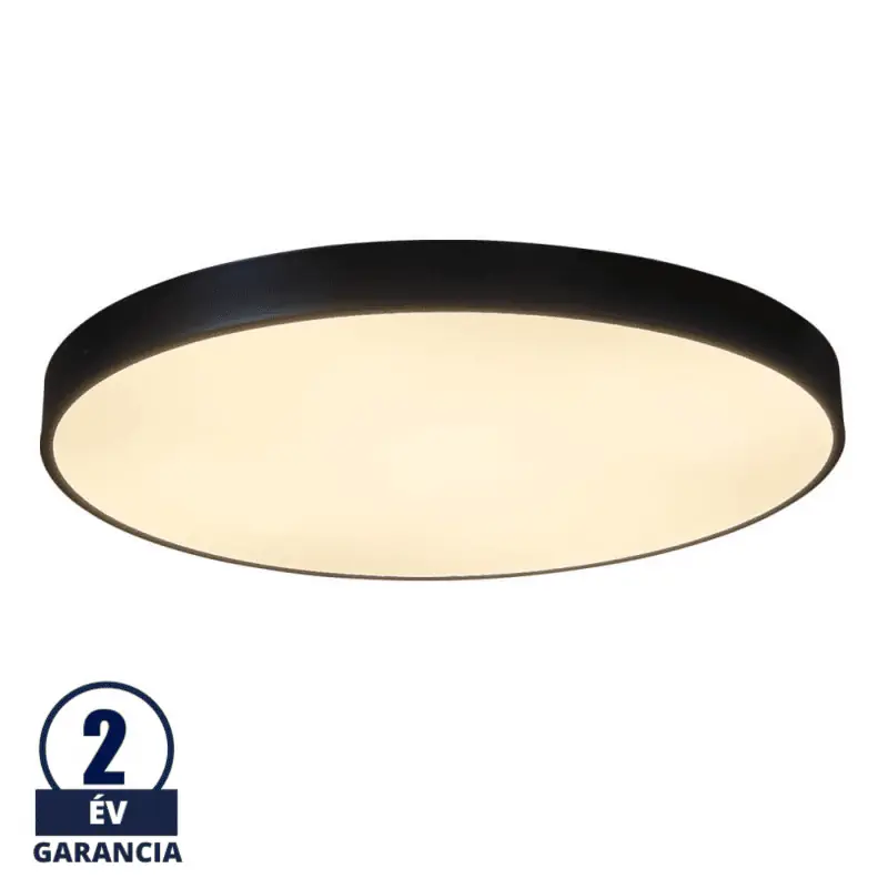 Utolsó esély OPTONICA LED mennyezeti lámpa 54W Ø60cm 3000K fekete PD2910