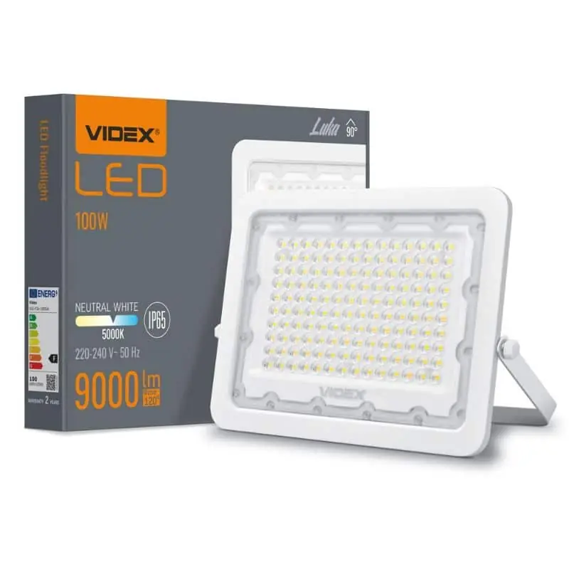 VIDEX LUKA LED reflektor 100W, 9000lm, természetes fehér Szuper akció