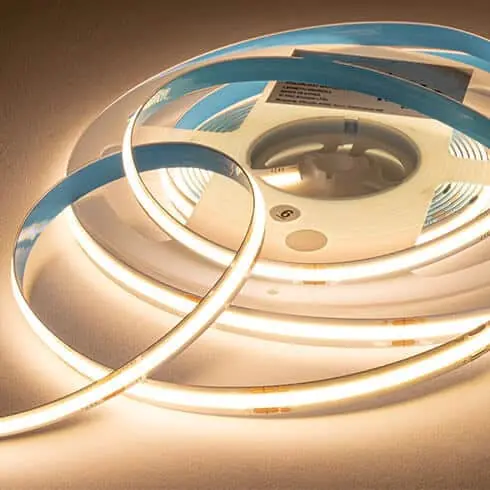 COB LED szalag beltéri 320 LED/m 12V – meleg fehér Árengedmény
