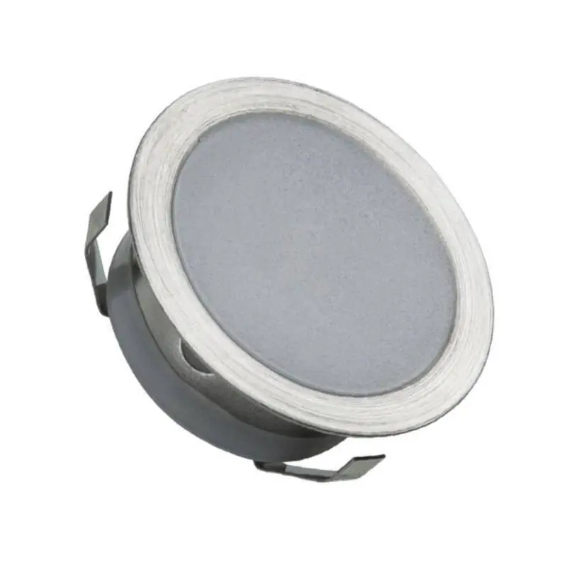 LED padlóvilágítás Ø30 0,6W 12V 2800K IP67 sorolható Gyors kiszállítás
