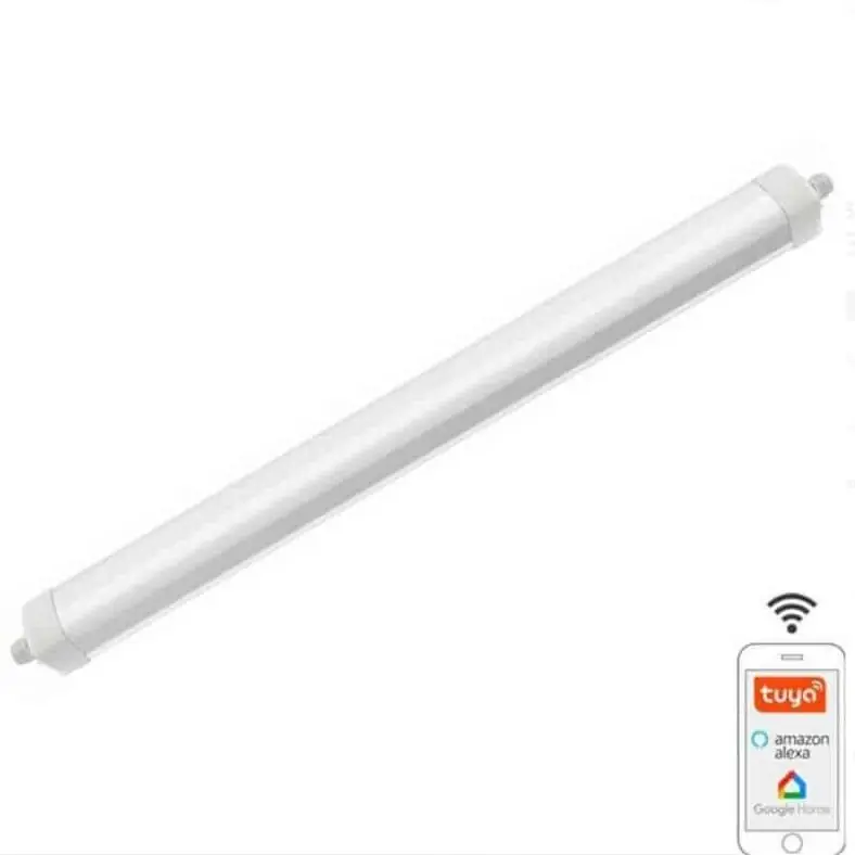 Wi-Fi vezérlős Por és páramentes LED lámpatest 40W 5200 lm 120cm CCT Csak ma