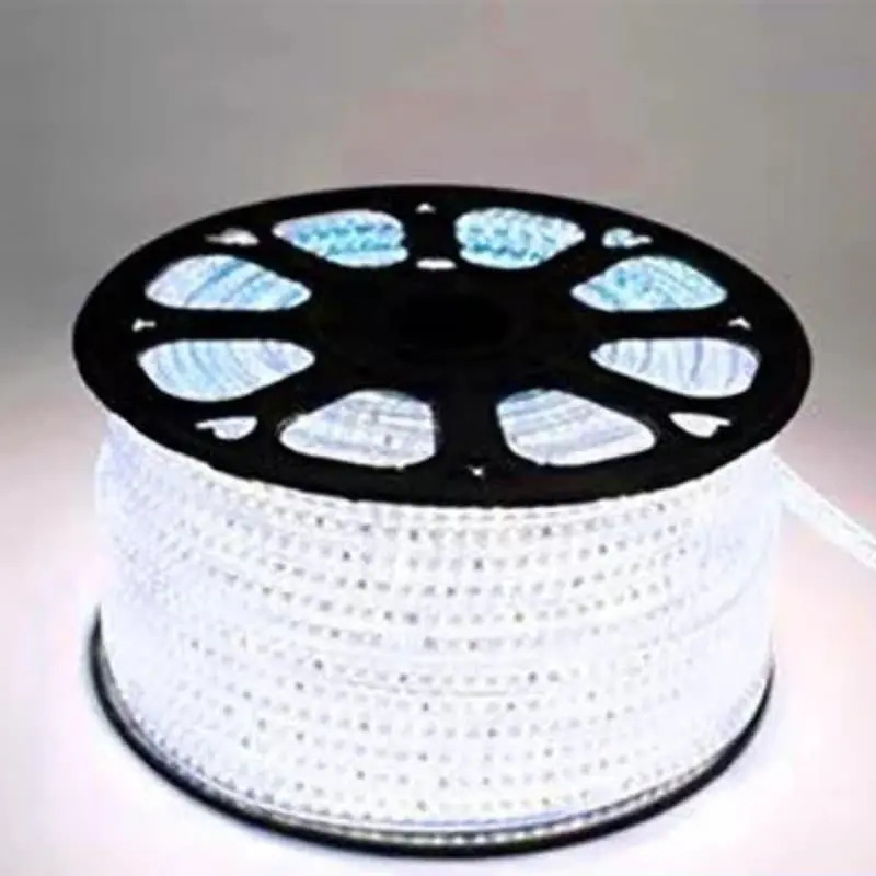 Gyors szállítás Jég kék LED szalag 230V 7,6W/m IP65