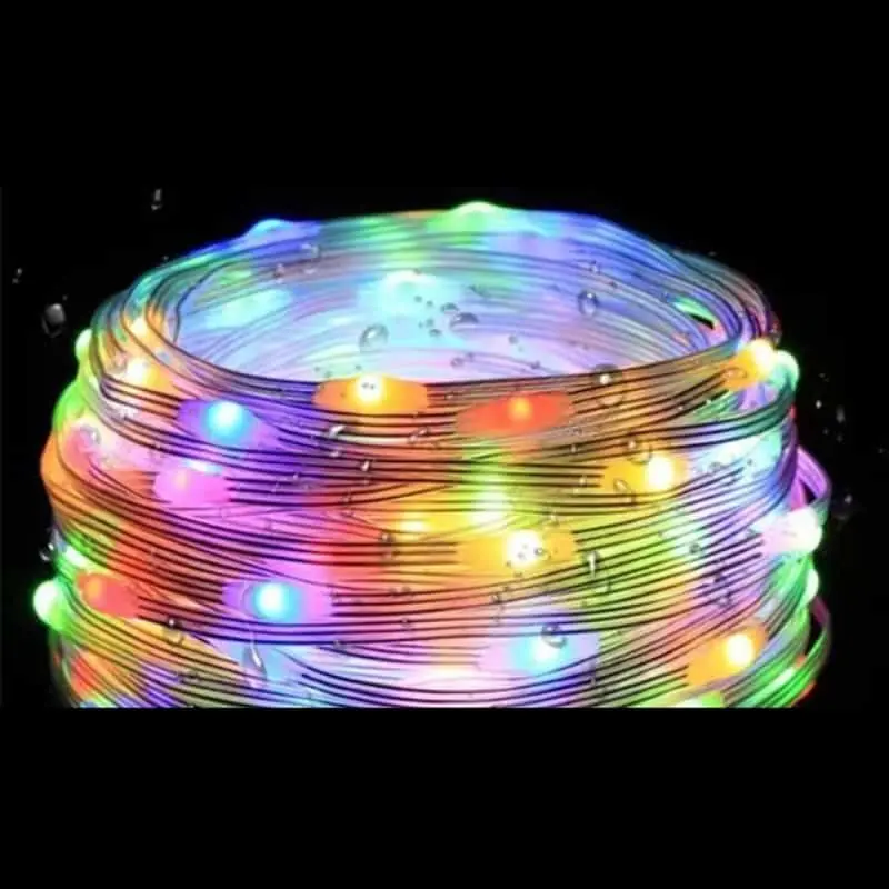 Azonnal elérhető RGB színes fényfüzér USB csatlakozóval és távirányítóval, 10m