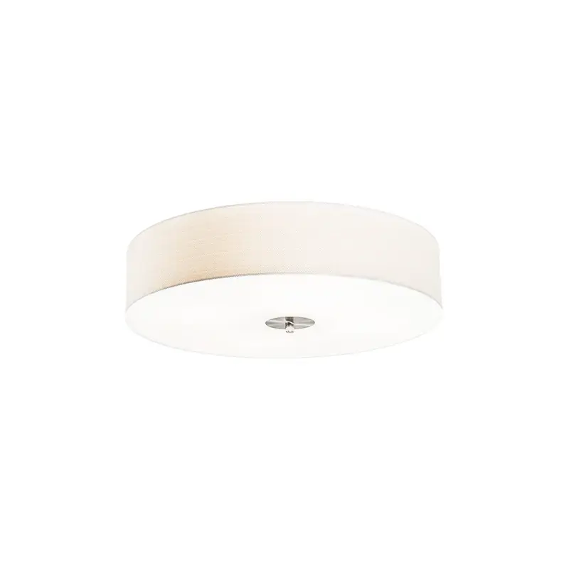 Újdonság Rusztikus mennyezeti lámpa fehér 50 cm - Drum Jute