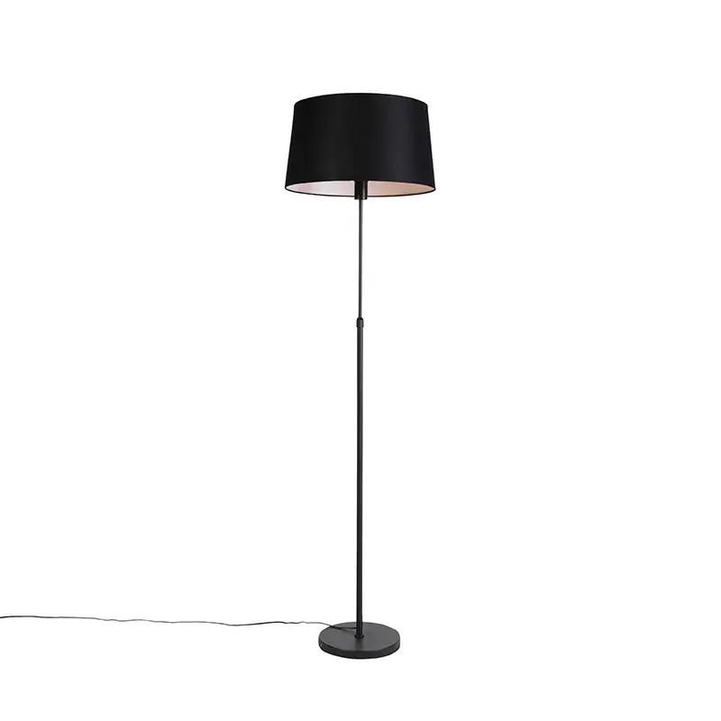 Legjobb ár Állólámpa fekete fekete vászon árnyékolóval 45 cm állítható - Parte