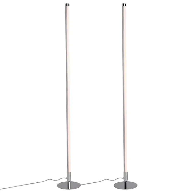 Vedd meg most 2 db modern LED króm állólámpa szett - Line-up