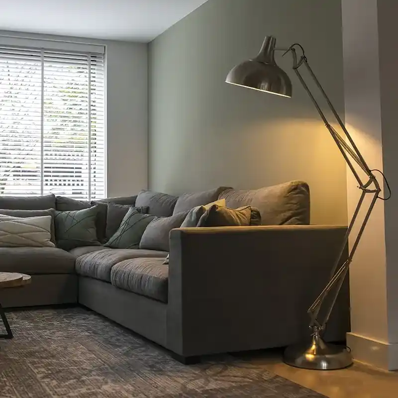 Gyors szállítás Design állólámpa acél - Hobby