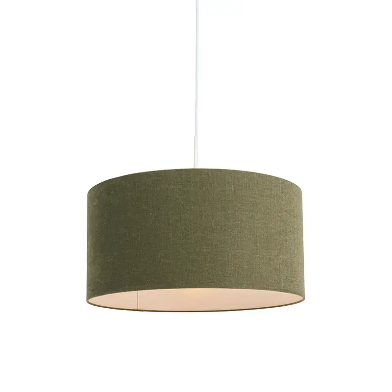 Különleges ajánlat Lógólámpa fehér zöld árnyékolóval 50 cm - Combi 1