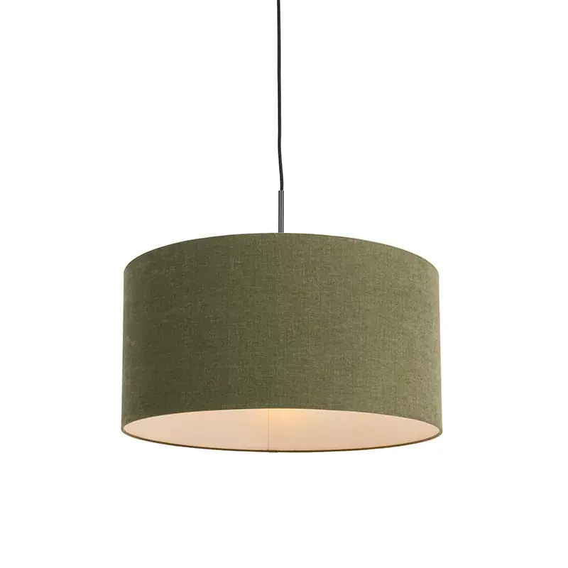 Bestseller Függőlámpa fekete zöld árnyékkal 50 cm - Combi 1
