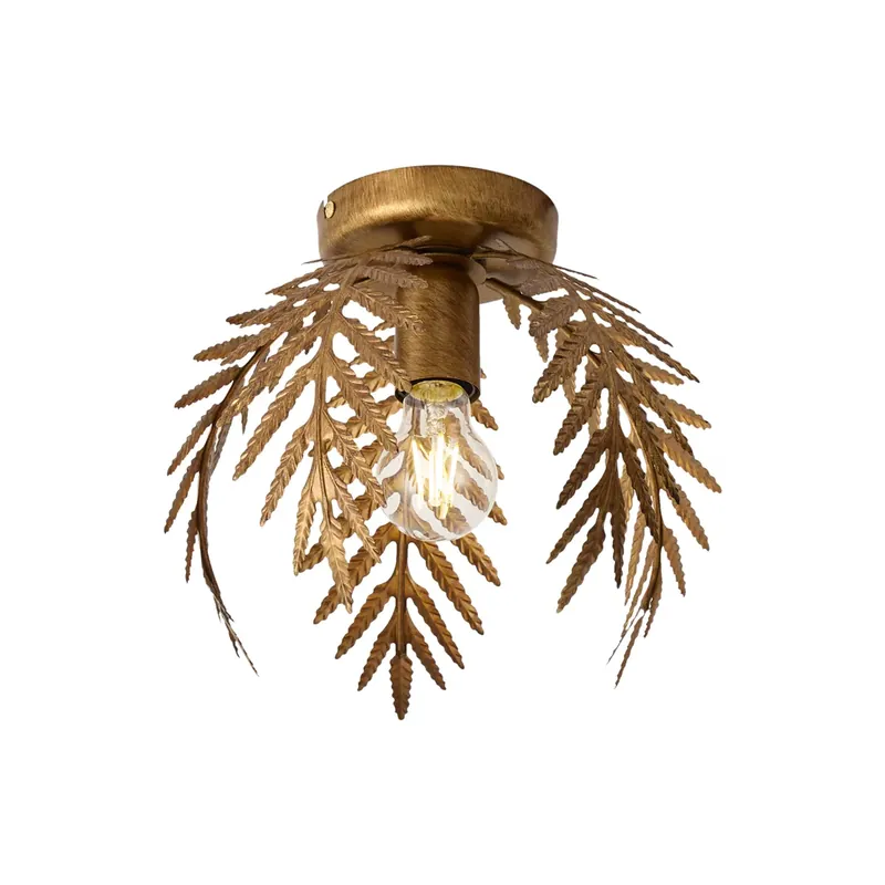 Nézd meg most Vintage mennyezeti lámpa arany 24 cm - Botanica