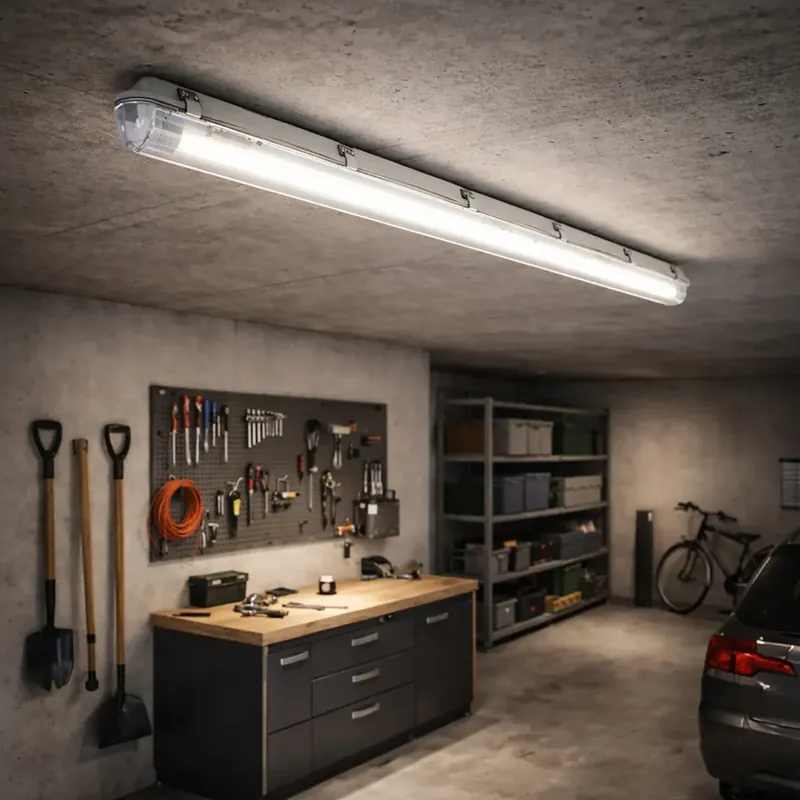 TL lámpa beépített LED-del 1800 lm és mozgásérzékelővel IP65 - Base Akciós ár