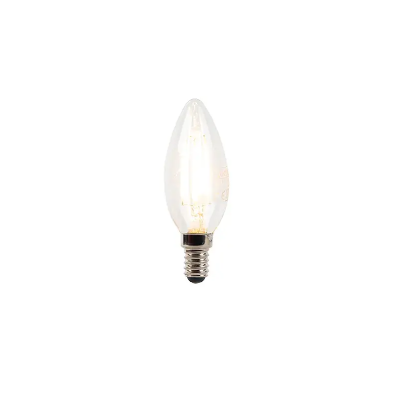 Biztonságos vásárlás E14 szabályozható LED gyertyalámpa B35 3W 250lm 2700K