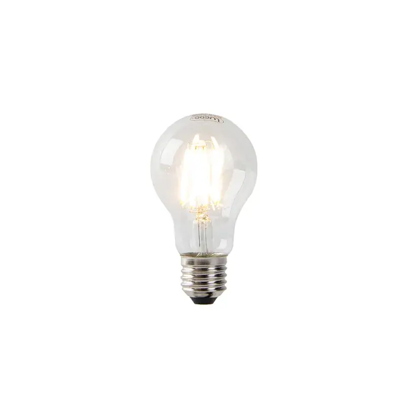 Biztonságos fizetés E27 szabályozható LED izzó A60 átlátszó 7W 806lm 2700K