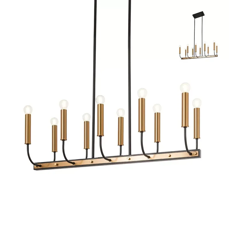 Árcsökkenés KONIG csillár, tizes, 85x29 cm