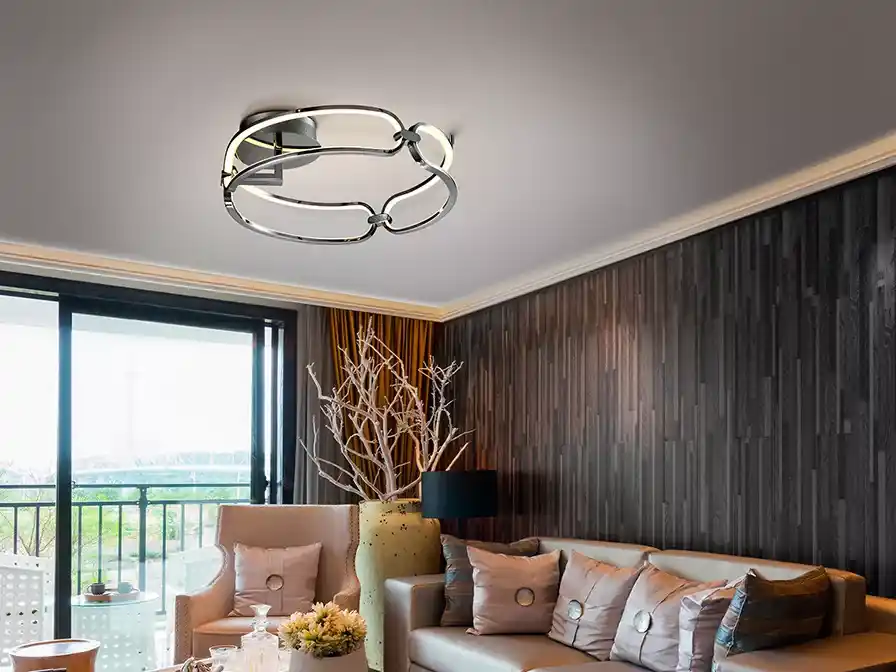 Kihagyhatatlan ajánlat COLETTE LED mennyezeti lámpa, króm 47cm, dimmelhető