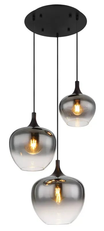 MAXY függőlámpa, 3xE27, 120 cm Csak ma
