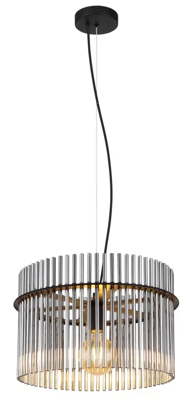 Bestseller GORLEY függőlámpa, 1xE27, 150 cm, matt fekete