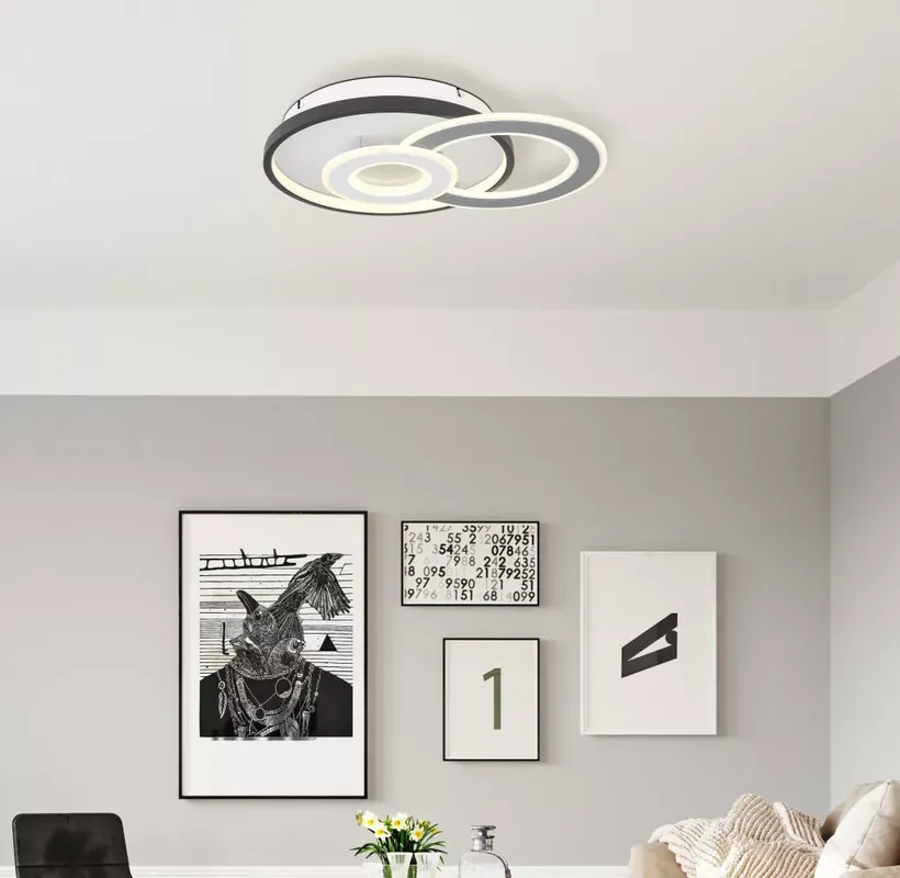 Szuper akció BRIENNA LED mennyezeti lámpa, matt fehér 1800 lumen