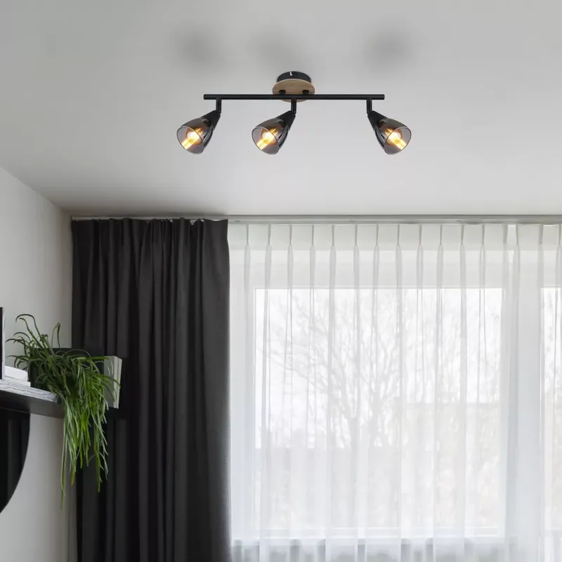 MUBBY spotlámpa, 3xE14, 19,5 cm, matt fekete Bestseller