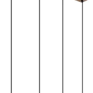 ROBBY függőlámpa, 4xGU10, 120 cm, matt fekete Legnépszerűbb
