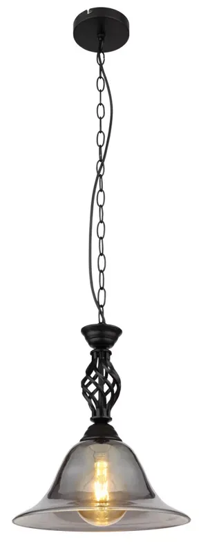 GONNY függőlámpa, 1xE27, 130 cm, matt fekete Outlet