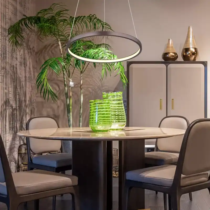 RALPH LED függőlámpa, sötétbarna 980 lumen Azonnal elérhető