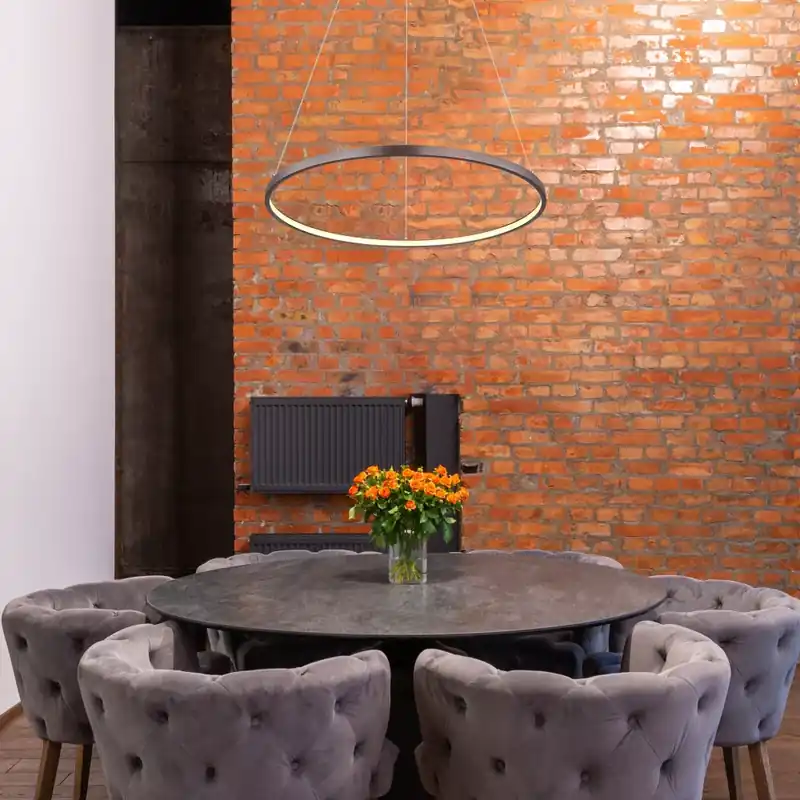 Akciós ár RALPH LED függőlámpa, sötétbarna 1400 lumen