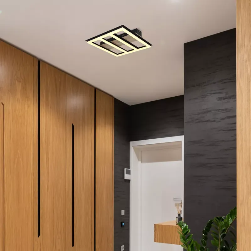 Szuper ajánlat FROOMY LED mennyezeti lámpa, matt fekete 1700 lumen