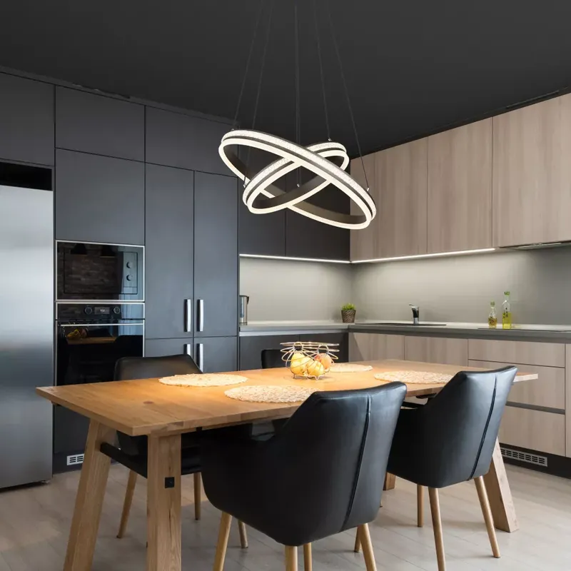 GROUNI LED függőlámpa, titán 3387 lumen Biztonságos fizetés