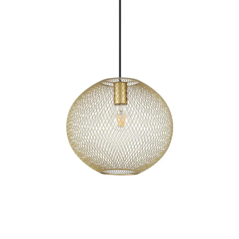 Modern függőlámp, NET, arany gömb, 30 cm Azonnali szállítás