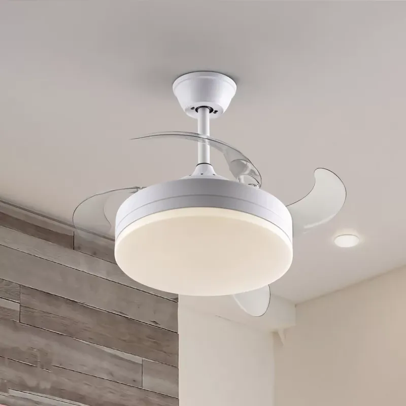 VENTO ventilátoros lámpa, fehér, mini Azonnali szállítás