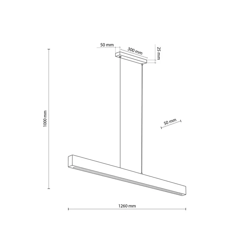 TK Lighting 1448 TEO 1 ágú függeszték LED lámpa Különleges ajánlat