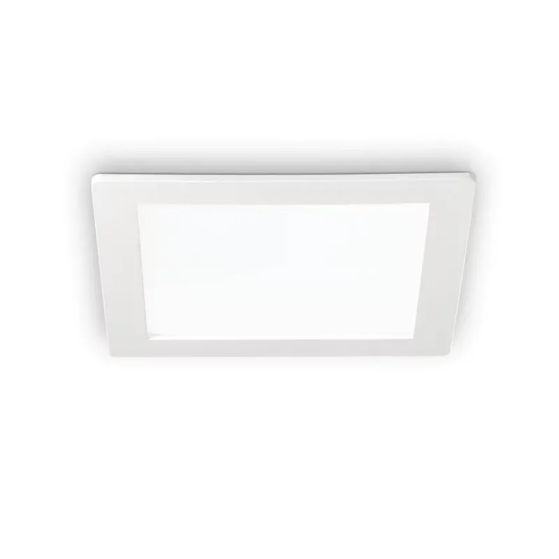 Szezonális akció IdealLux 123981 GROOVE 10W SQUARE 3000K álmennyezetbe építhető LED lámpa
