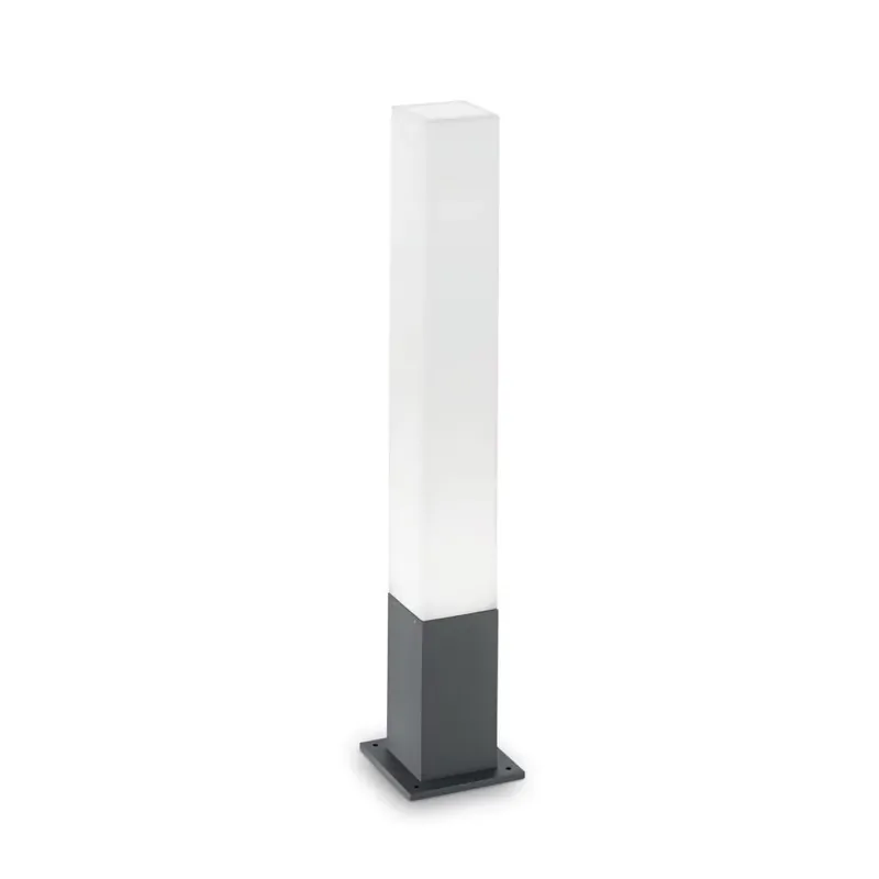 Végkiárusítás IdealLux 135762 EDO OUTDOOR PT1 SQUARE ANTRACITE kültéri állólámpa