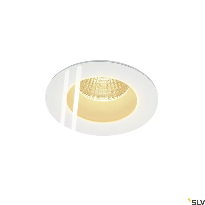PATTA-F LED fehér IP65 11W 3000K 38° 8,3cm dimmelhető vízmentes kerek kültéri süllyesztett lámpa és előtét szett Alacsony ár