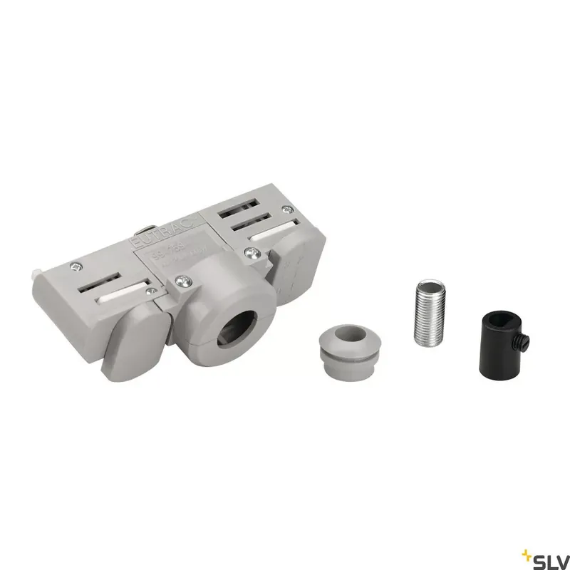 Bestseller EUTRAC / S-TRACK szürke univerzális lámpa függesztő adapter 3 fázisú sínhez