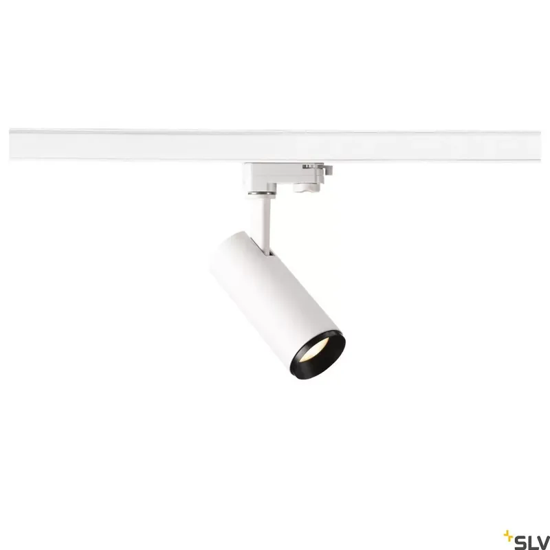 NUMINOS TRACK 3 PHASE S fehér-fekete 6.5cm 3000K 24° 10,42W dimmelhető LED spot lámpa 3 fázisú sínhez Legnépszerűbb