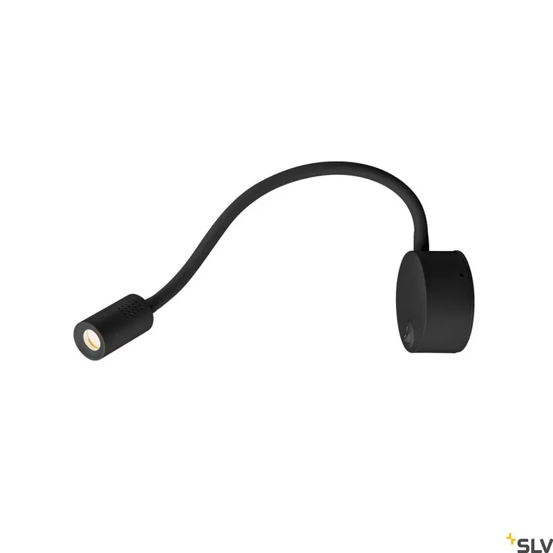 Kihagyhatatlan ajánlat DIO FLEX PLATE LED fekete 2w 3000K 45° alumínium fali LED olvasó lámpa