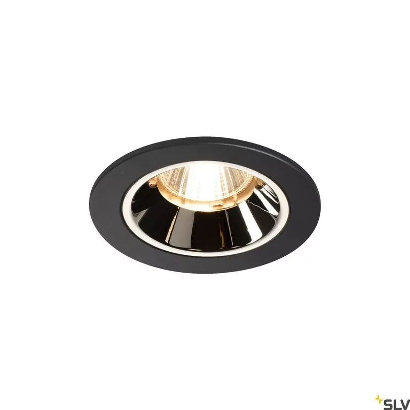 NUMINOS DL S fekete-króm 8cm 2700K 40° 8,6W süllyesztett LED spot lámpa Exkluzív ajánlat