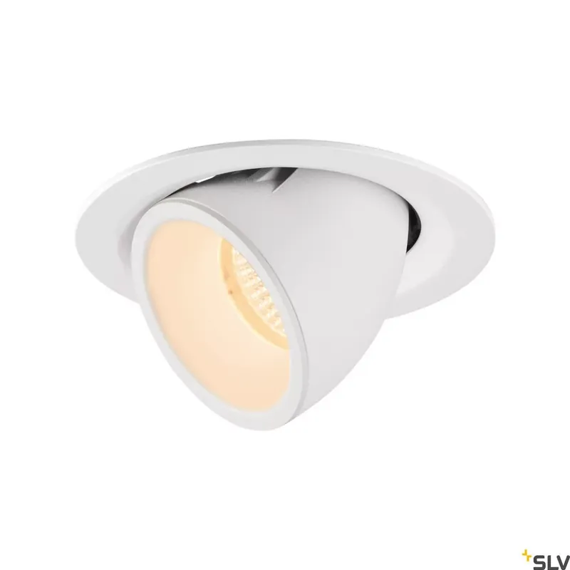 Korlátozott ajánlat NUMINOS GIMBLE M fehér 13.5cm 17.5W 2700K 55° billenthető süllyesztett LED spot lámpa