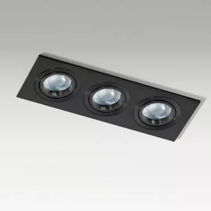 Ajánlat AZzardo Caro 3 Square BK beépíthető lámpa, 3X35W GU10