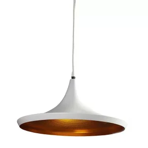 Újdonság AZzardo Chink WH/GO függeszték, 1x28W E27