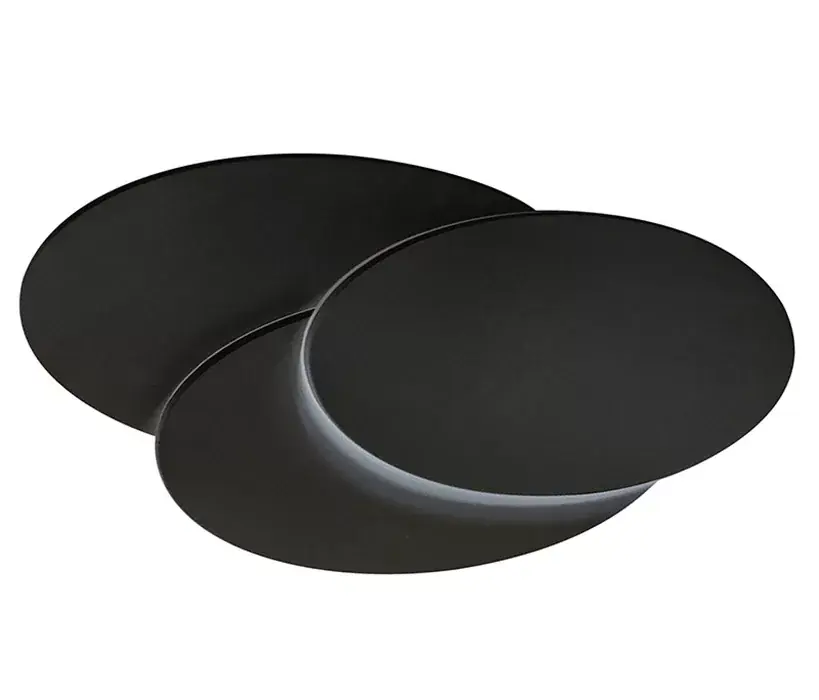 Azzardo Clover oval BK LED falilámpa, 12W LED, 3000K, 840 lm Rendeld meg most