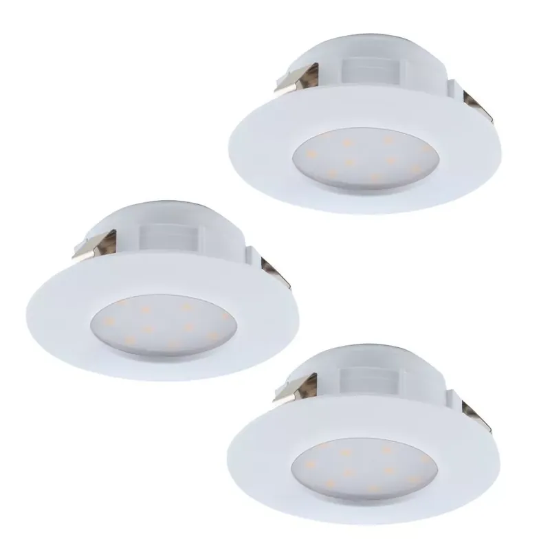Eglo Pineda 95821 beépíthető spotlámpa szett, 3x6W LED, 3000K, 3x500lm, IP44 Alacsony ár